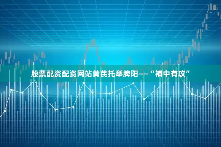 股票配资配资网站黄芪托举脾阳——“補中有攻”