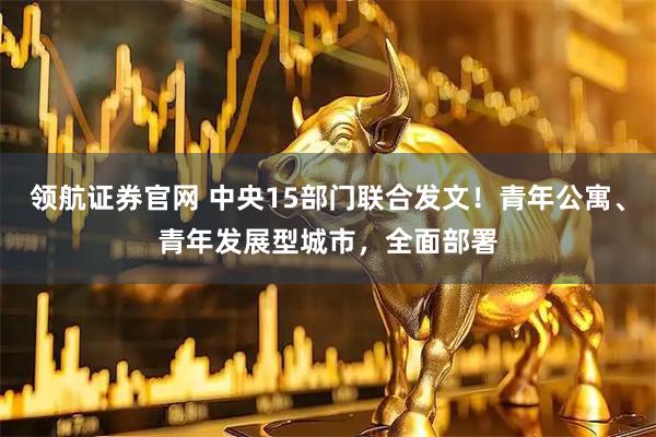 领航证券官网 中央15部门联合发文！青年公寓、青年发展型城市，全面部署
