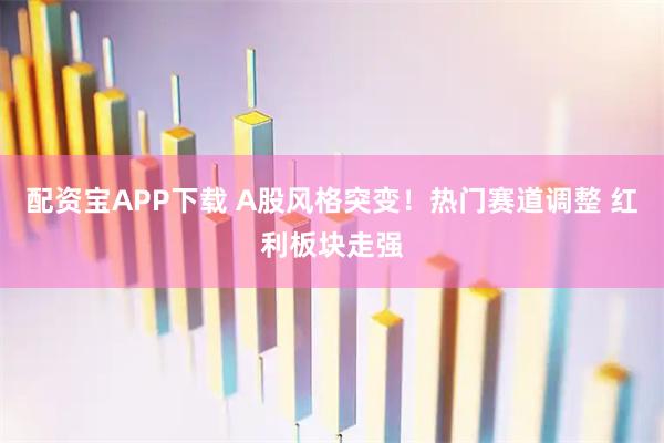 配资宝APP下载 A股风格突变！热门赛道调整 红利板块走强